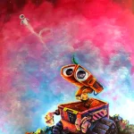 WALL E pintura costa rica