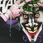 joker loco pintura