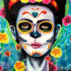 mandala mexico pintura colorida