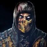 scorpion pintura mortal kombat