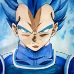 vegeta pintura inicios